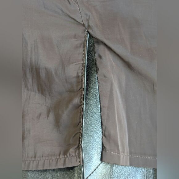 Talbots Leather Skirt Whimsigoth Quiet Luxury Dark Academia Feminine 2P NWOT - Picture 9 of 9